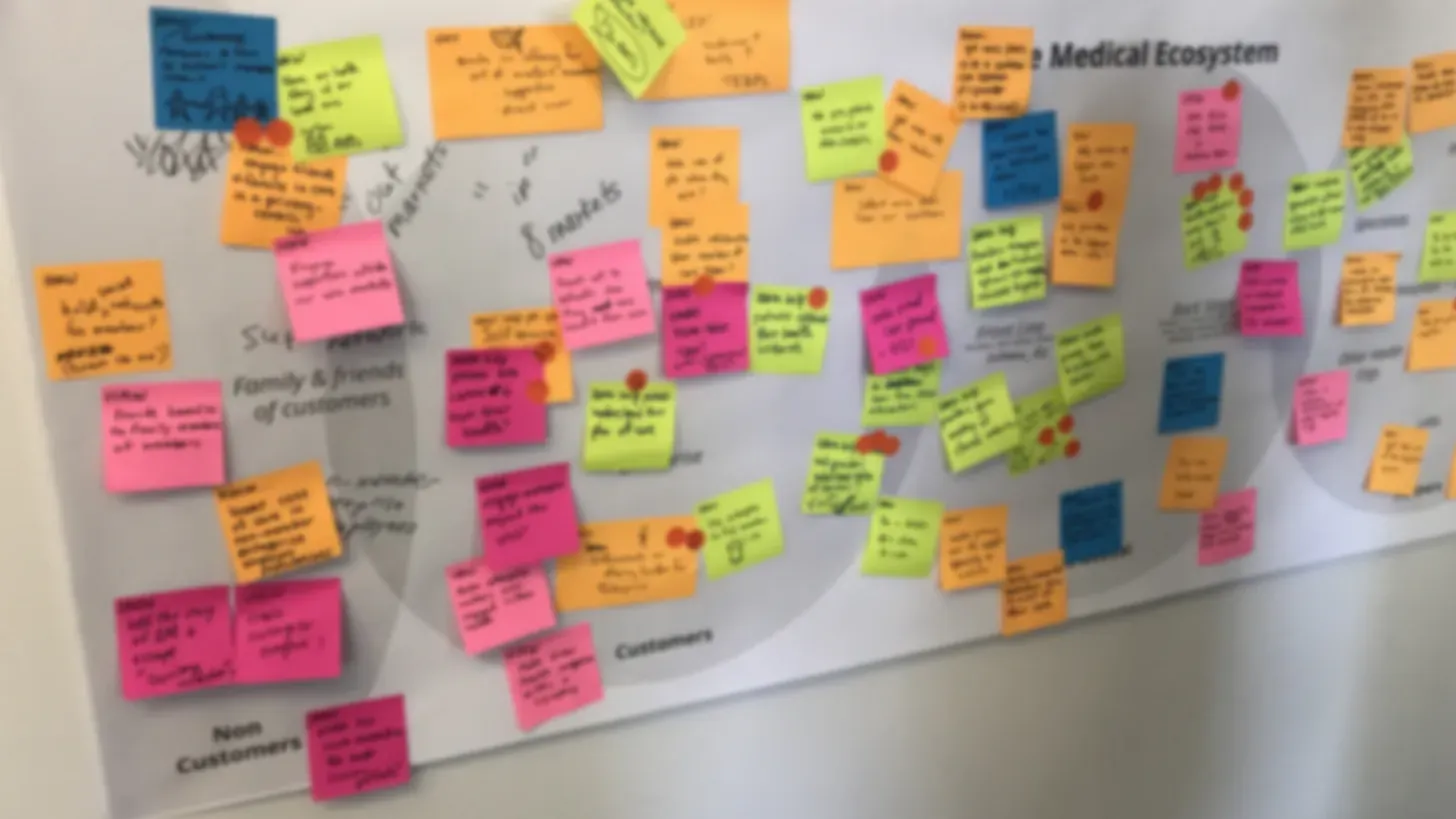 Ecosystem map created with product and clinical leaders at One Medical