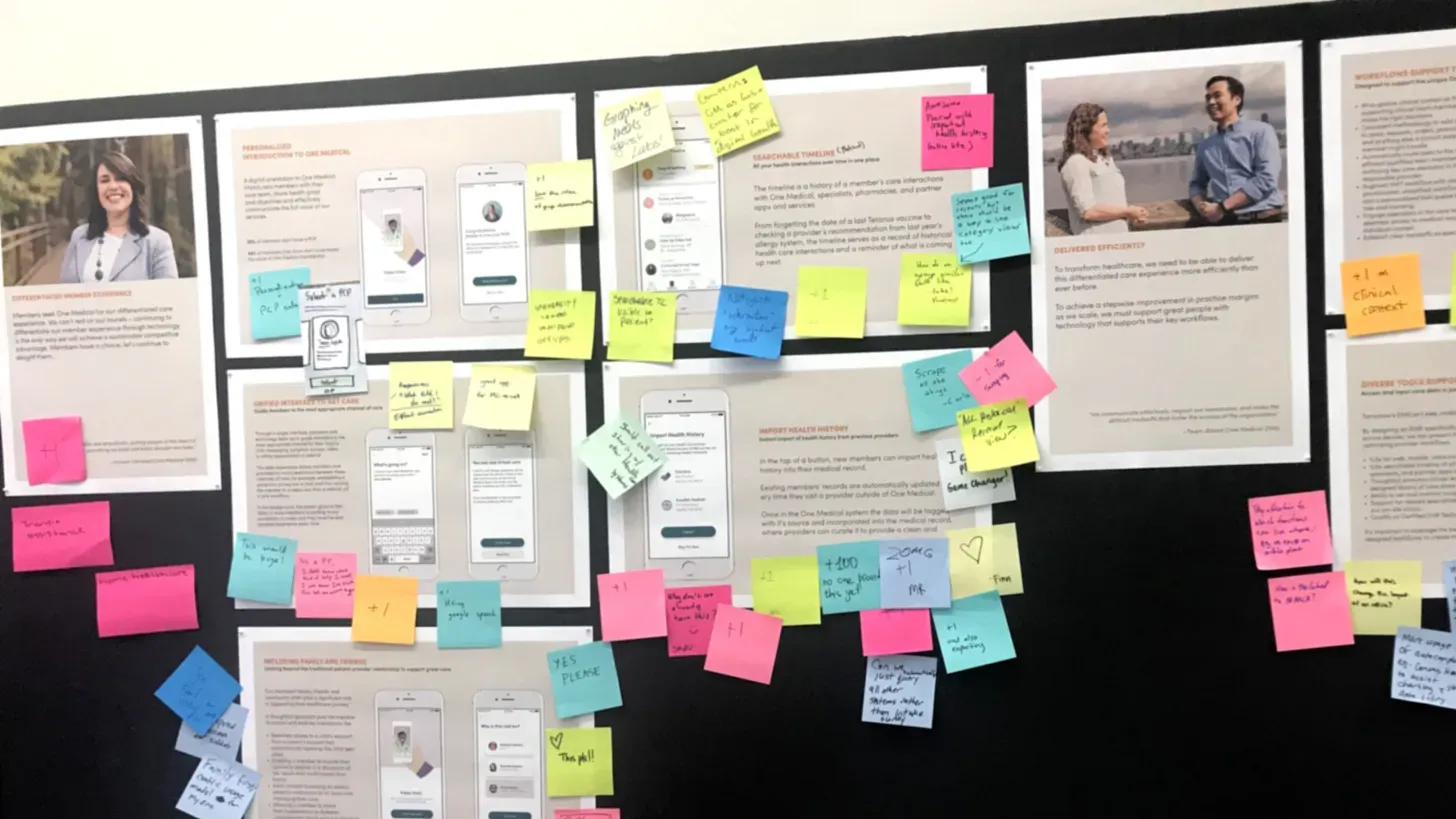 Vision book created for One Medical's board and executive team