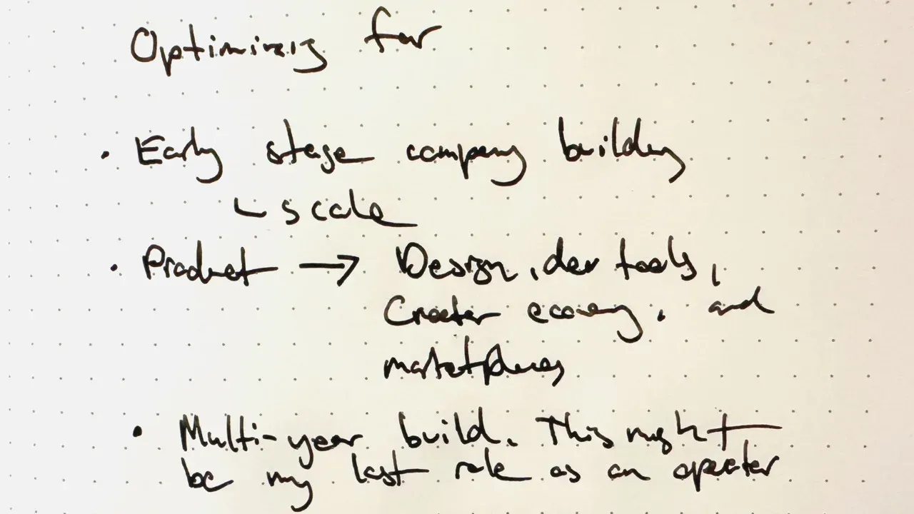 Choosing a company