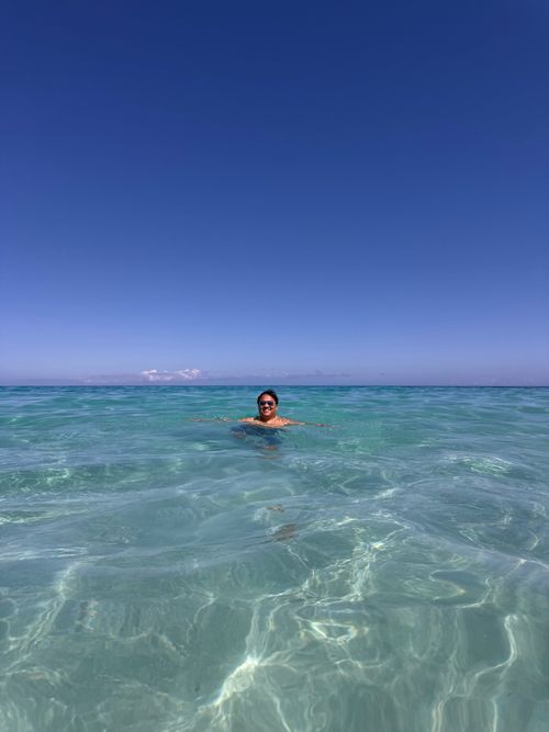 David Hoang in Hawaii, casual outdoor setting